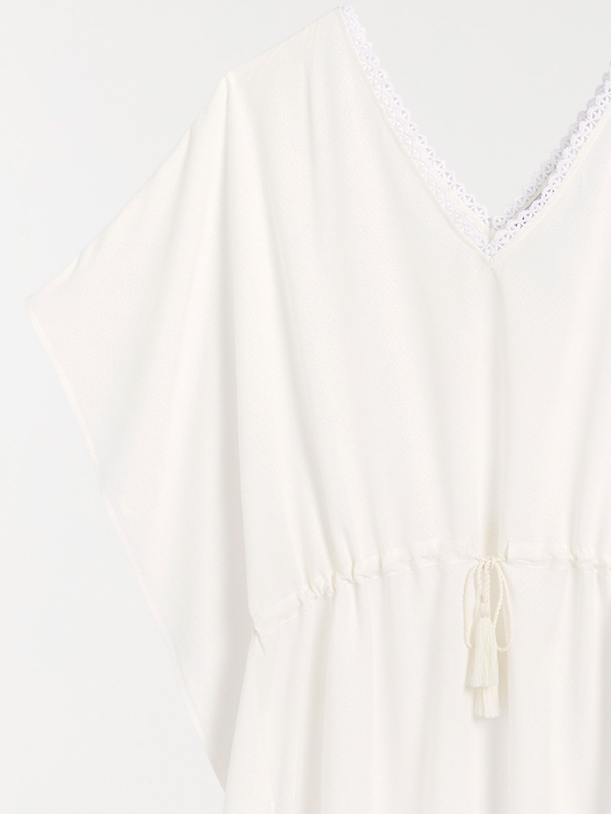 Robe plage écru grande taille femme Robe plage écru grande taille femme