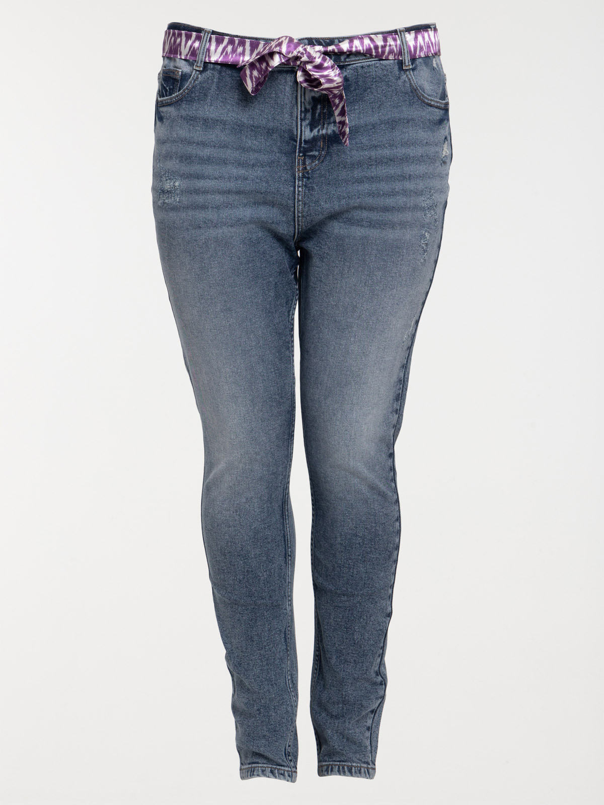 Jean skinny grande taille femme