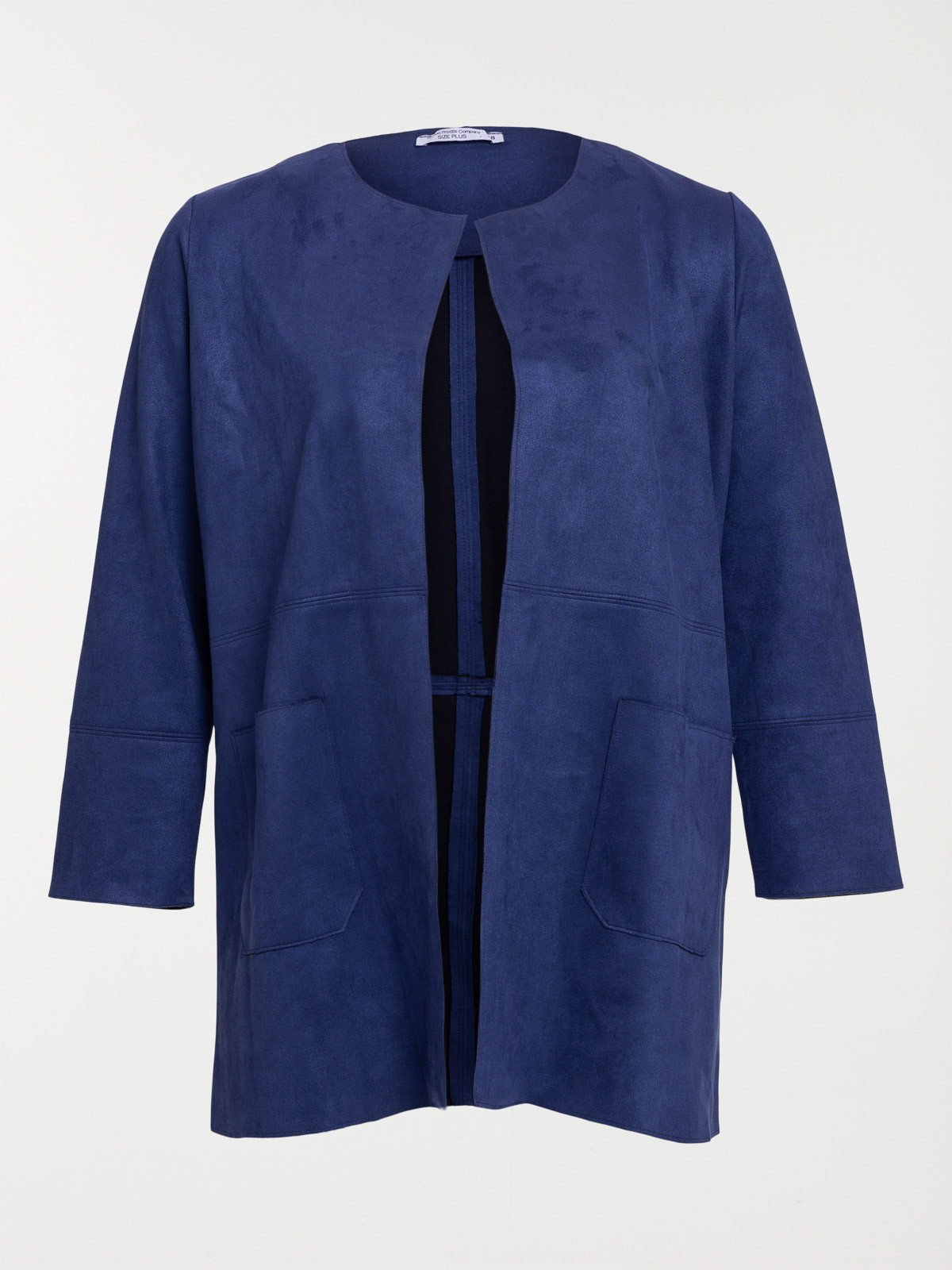 Veste suédine grande taille femme