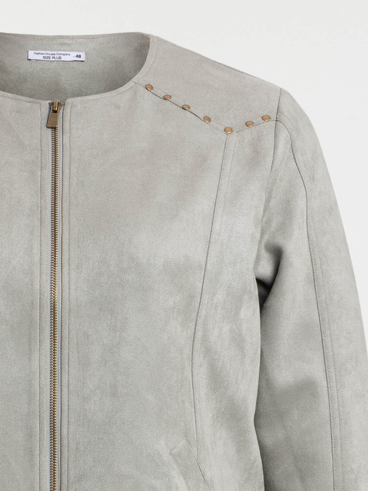 Veste suédine grande taille femme