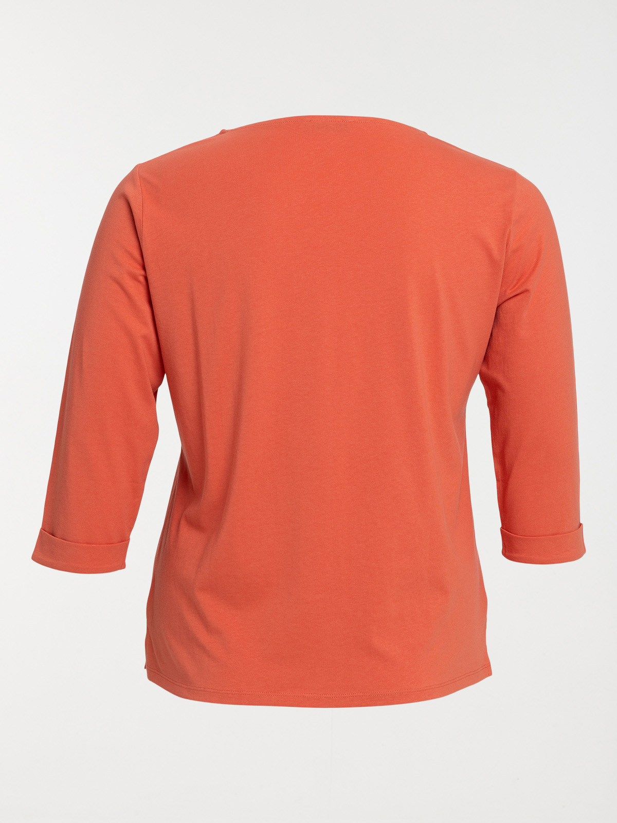 T-shirt col rond grande taille femme