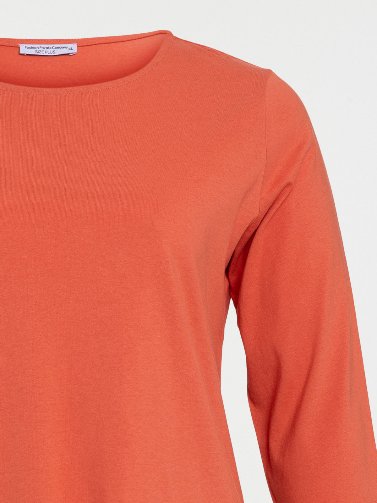 T-shirt col rond grande taille femme