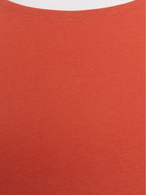 T-shirt col rond grande taille femme