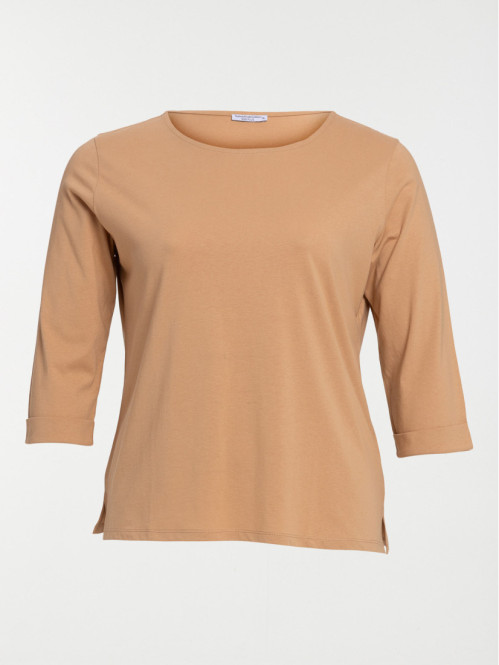 T-shirt moka grande taille femme