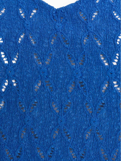 Tee-shirt grande taille femme cobalt