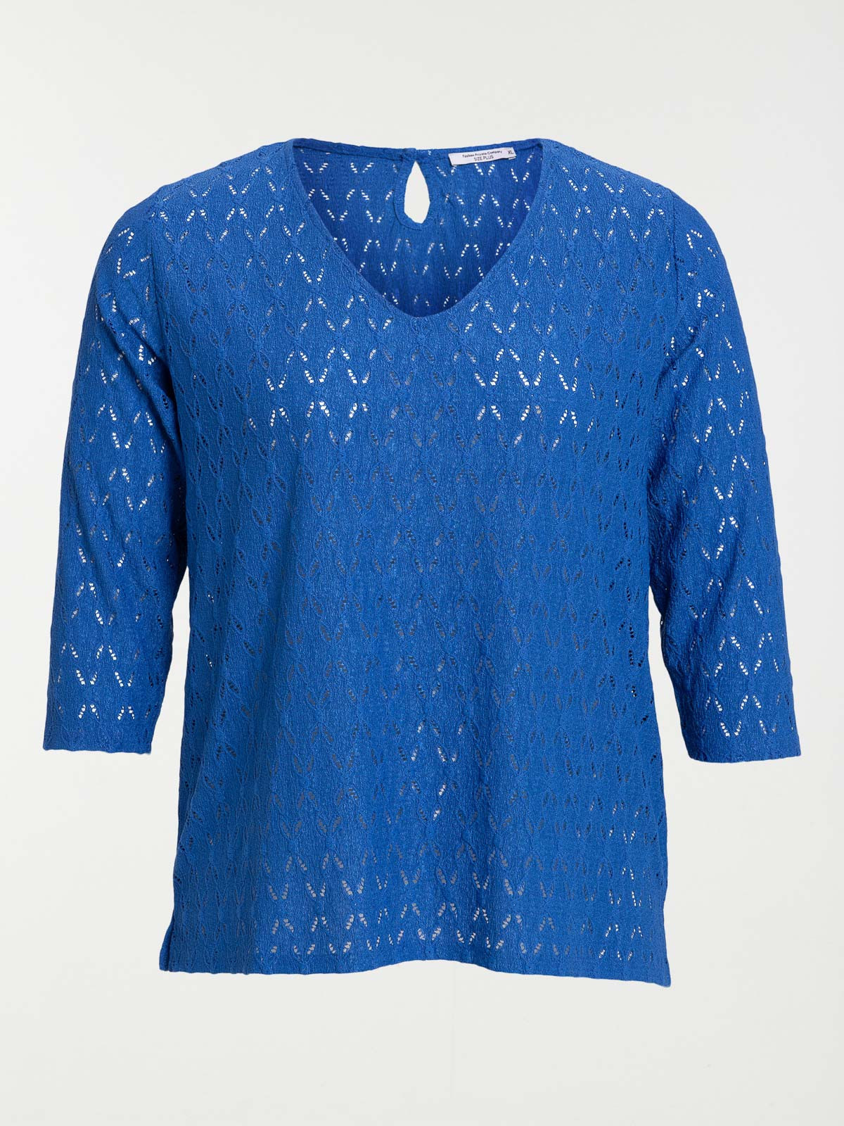 Tee-shirt grande taille femme cobalt