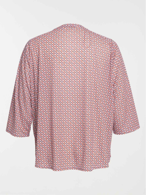 Blouse imprimée grande taille femme