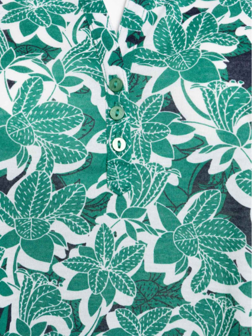 Blouse fleurie grande taille femme