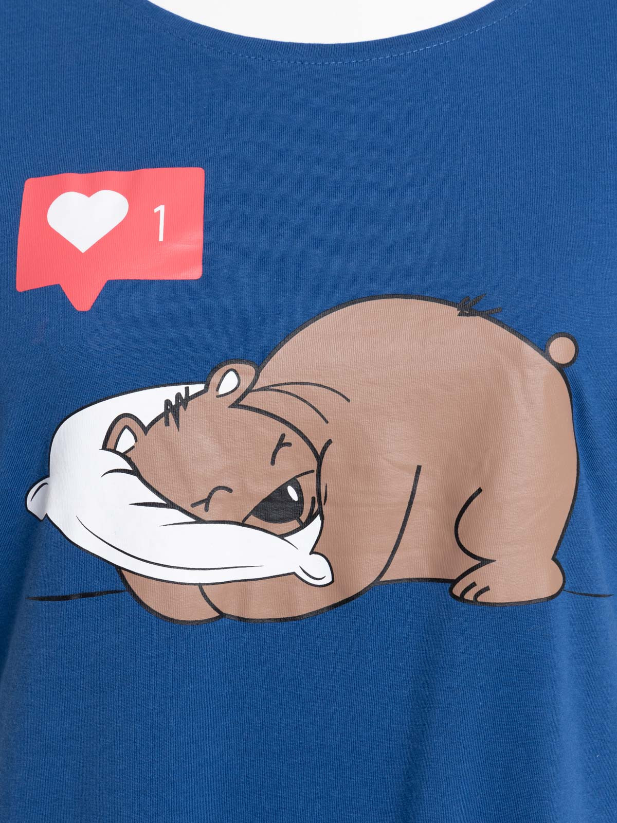 Liquette grande taille femme ourson