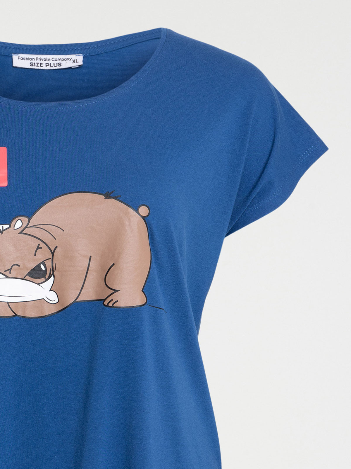 Liquette grande taille femme ourson