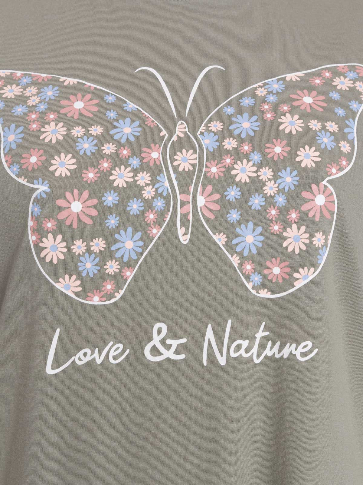 Pyjama papillon grande taille femme