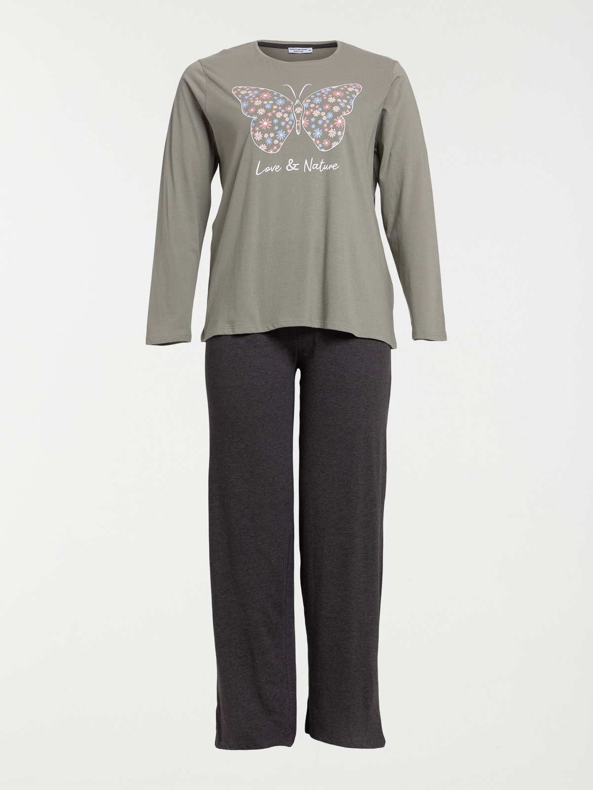 Pyjama papillon grande taille femme