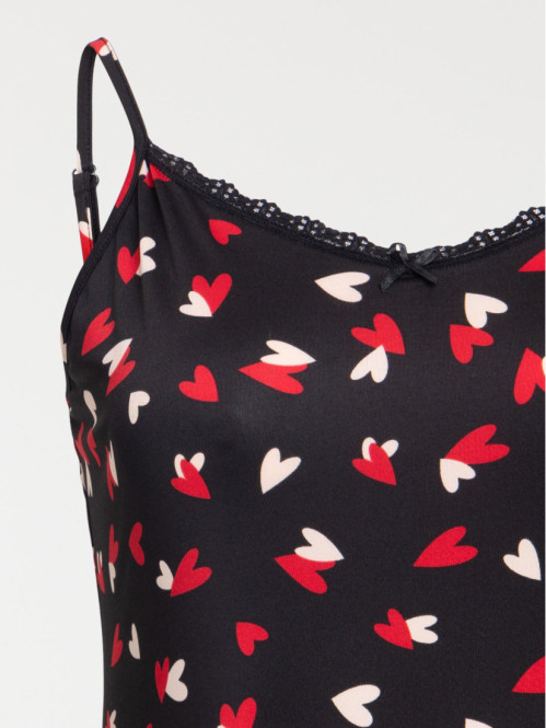 Nuisette coeur grande taille femme Nuisette coeur grande taille femme