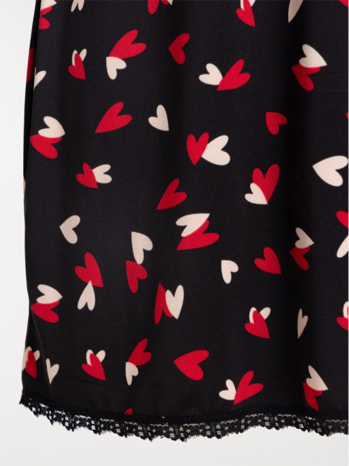 Nuisette coeur grande taille femme Nuisette coeur grande taille femme