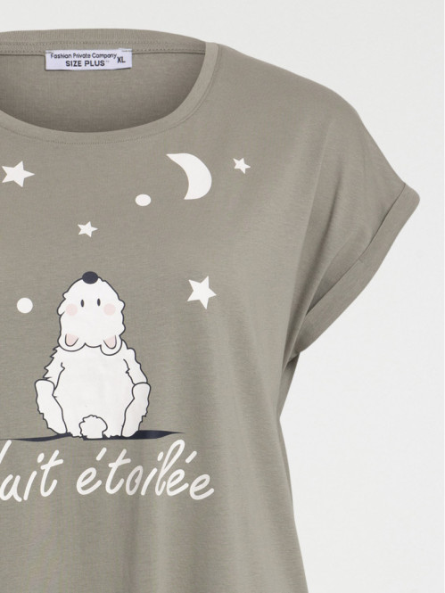 Liquette ourson grande taille femme