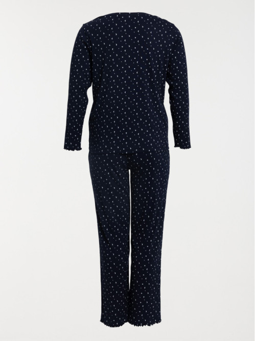 Pyjama imprimé grande taille femme