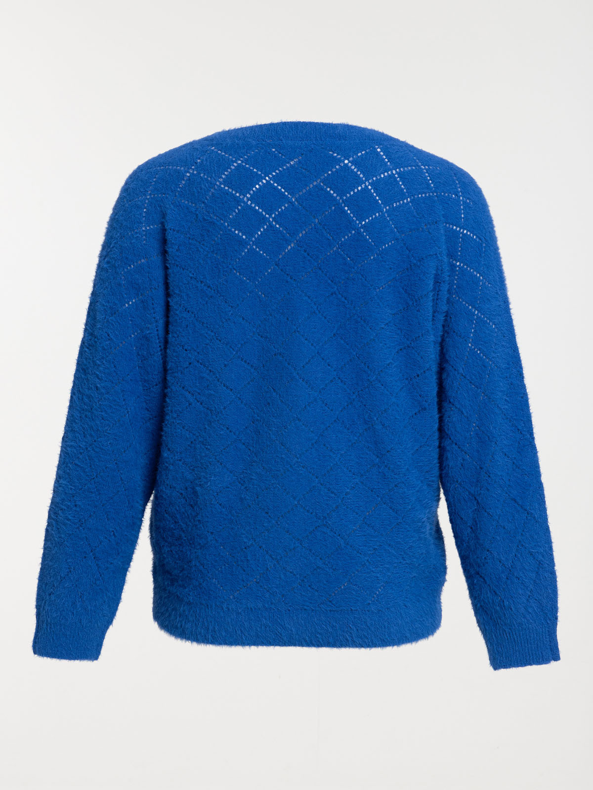 Gilet col V cobalt grande taille femme Gilet col V cobalt grande taille femme