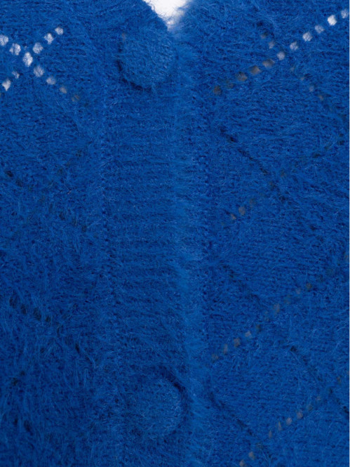 Gilet col V cobalt grande taille femme Gilet col V cobalt grande taille femme