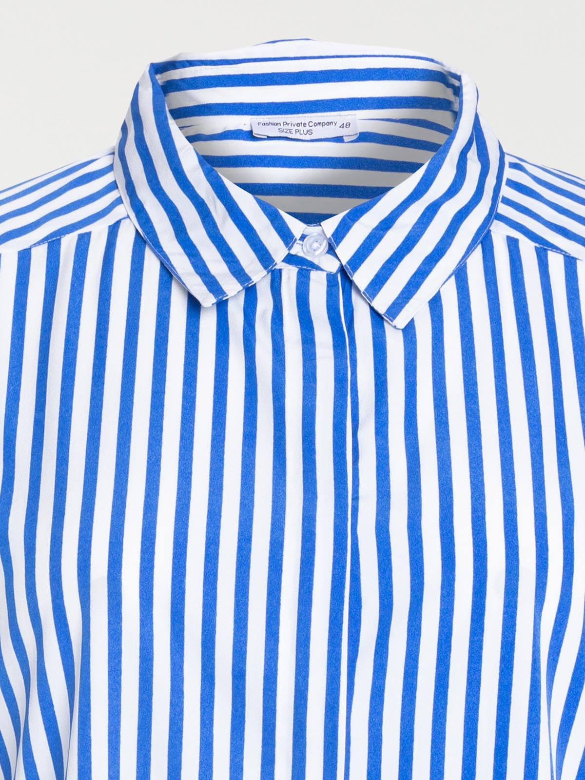 Chemise rayée grande taille femme