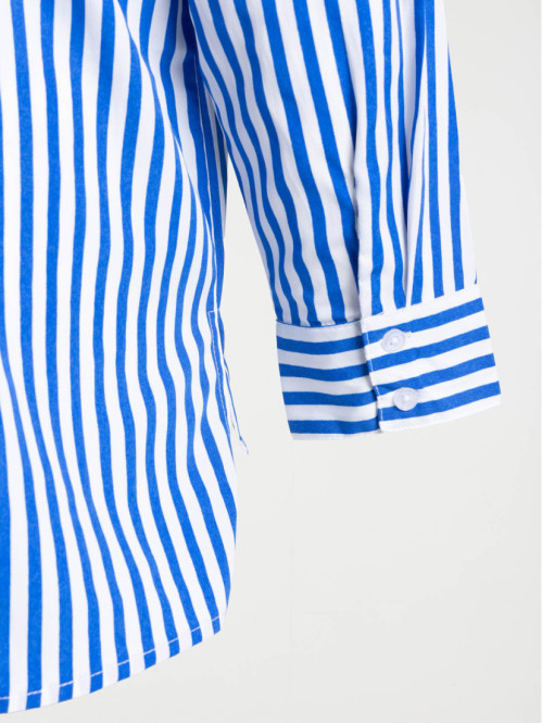 Chemise rayée grande taille femme