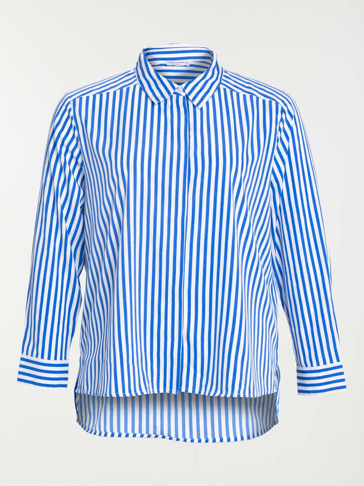 Chemise rayée grande taille femme