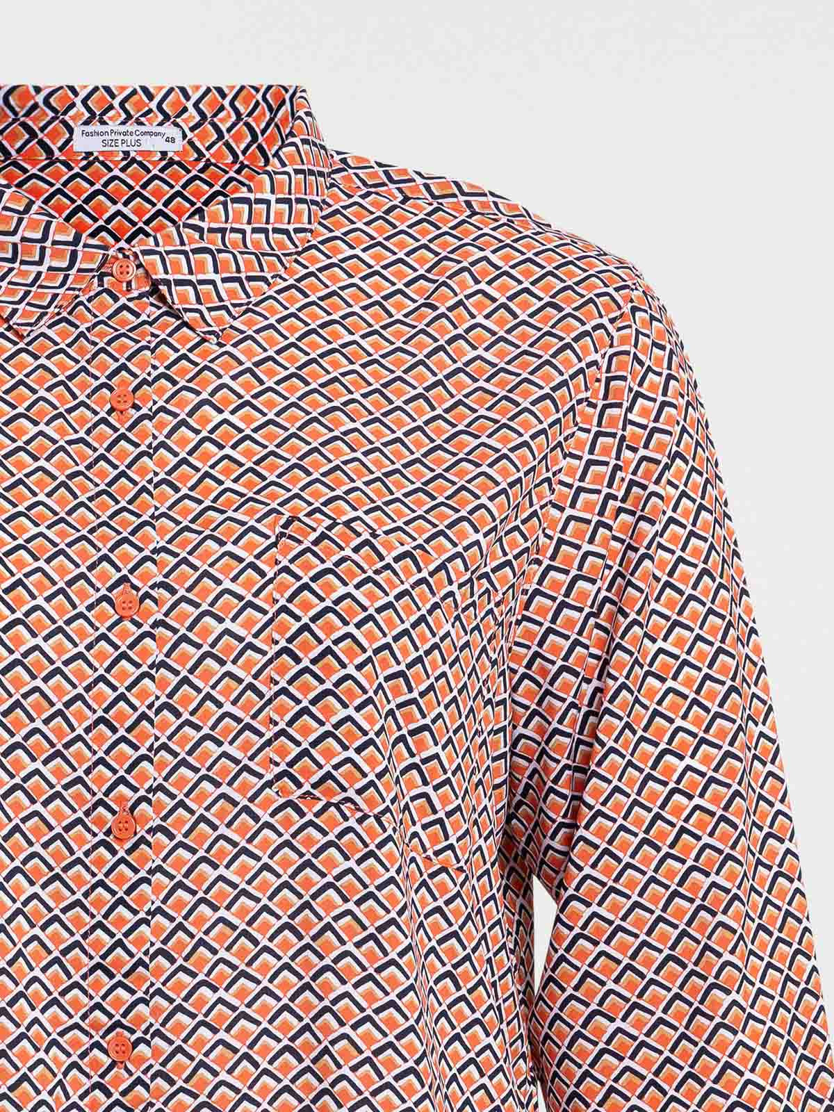 Chemise graphique grande taille femme Chemise graphique grande taille femme