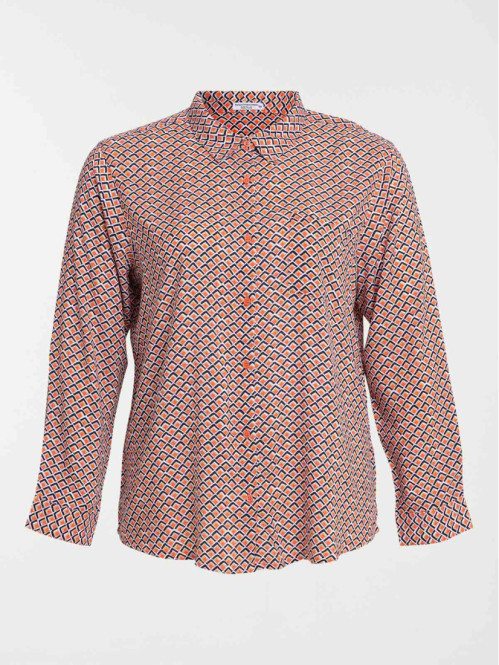 Chemise graphique grande taille femme