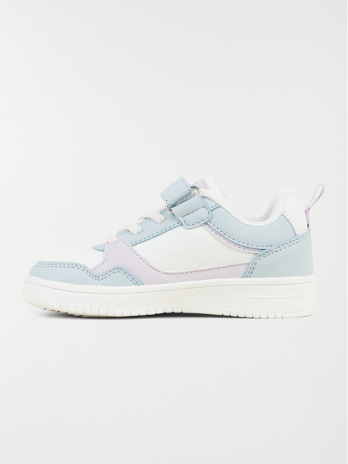 Baskets multicolores coeur fille (24-30)