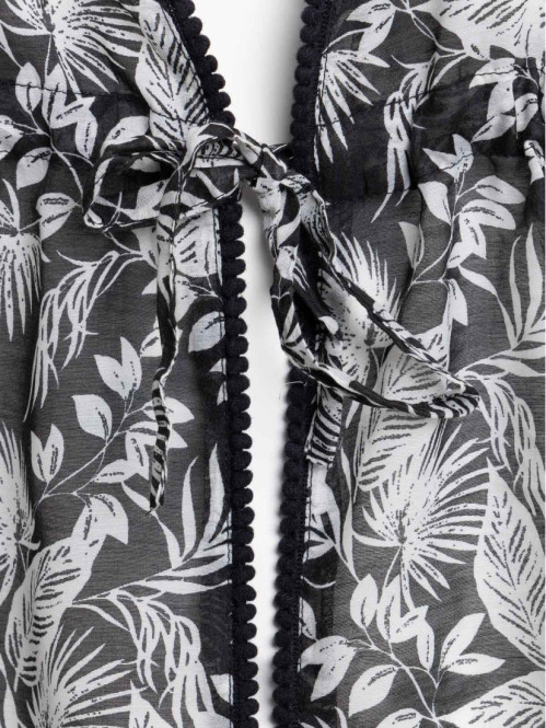 Kimono imprimé grande taille femme