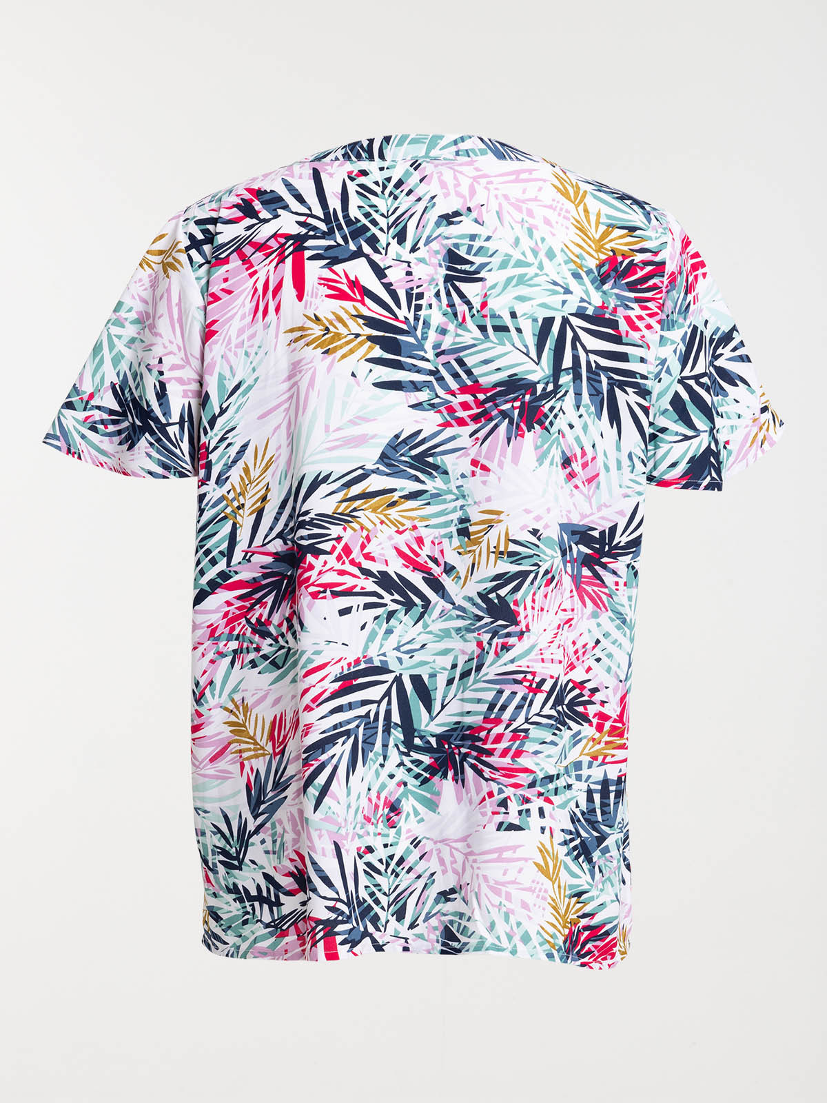 Blouse motif végétal grande taille femme