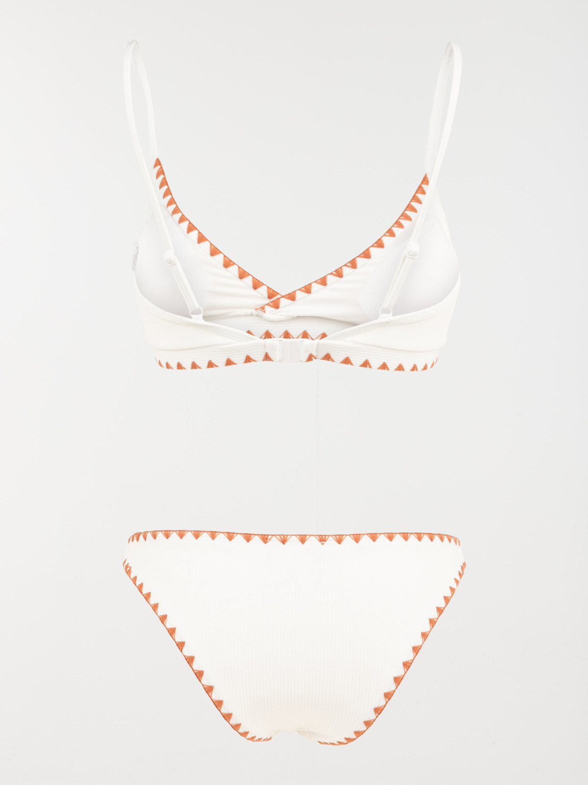 Maillot de bain blanc femme 2 pièces