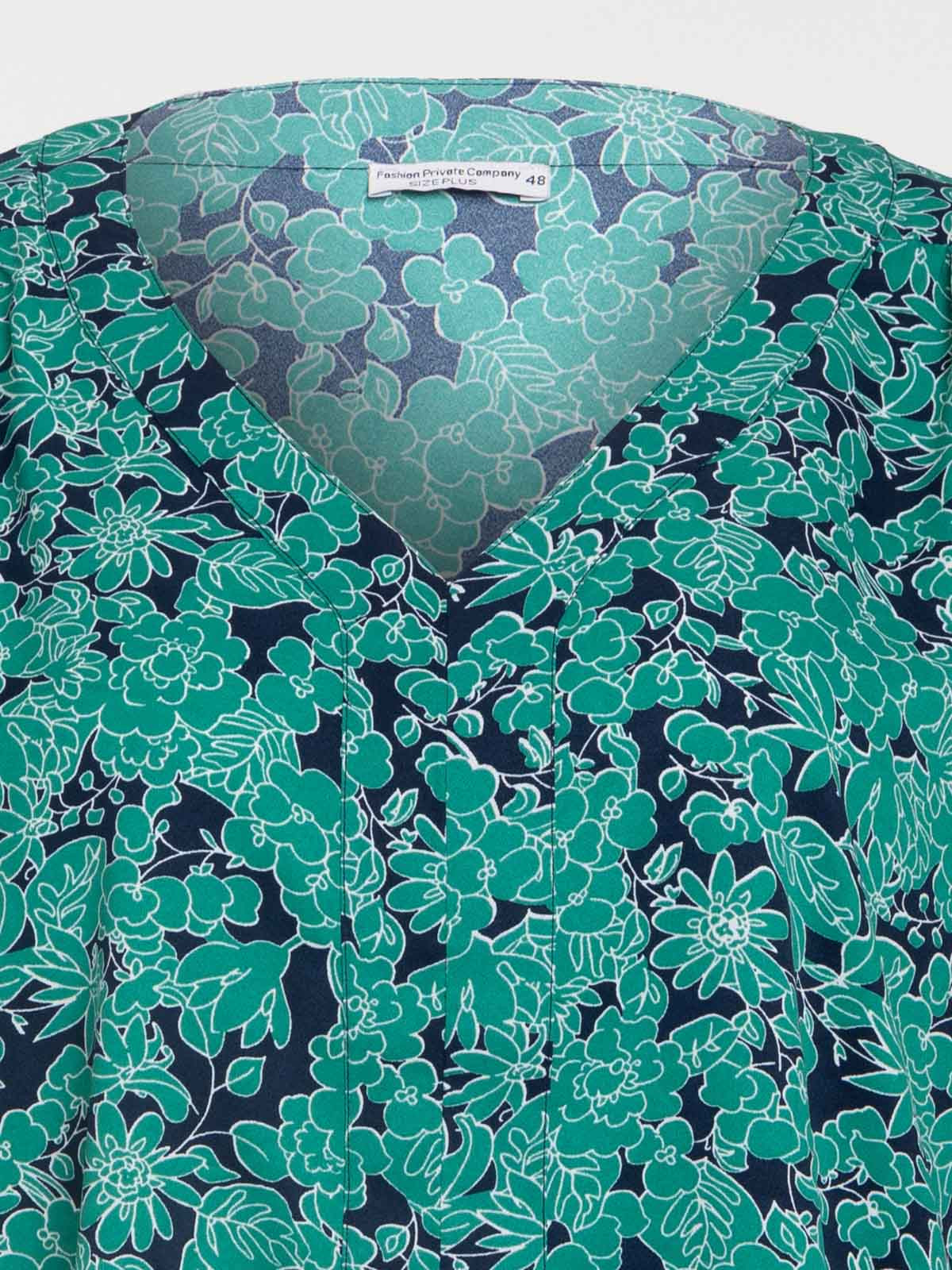 Blouse imprimée grande taille femme Blouse imprimée grande taille femme