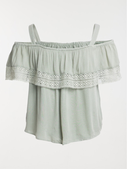 Top bretelles grande taille femme