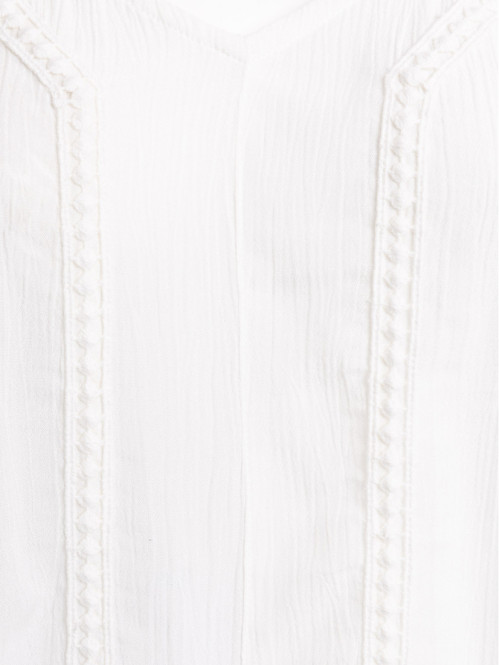 Blouse écru grande taille femme