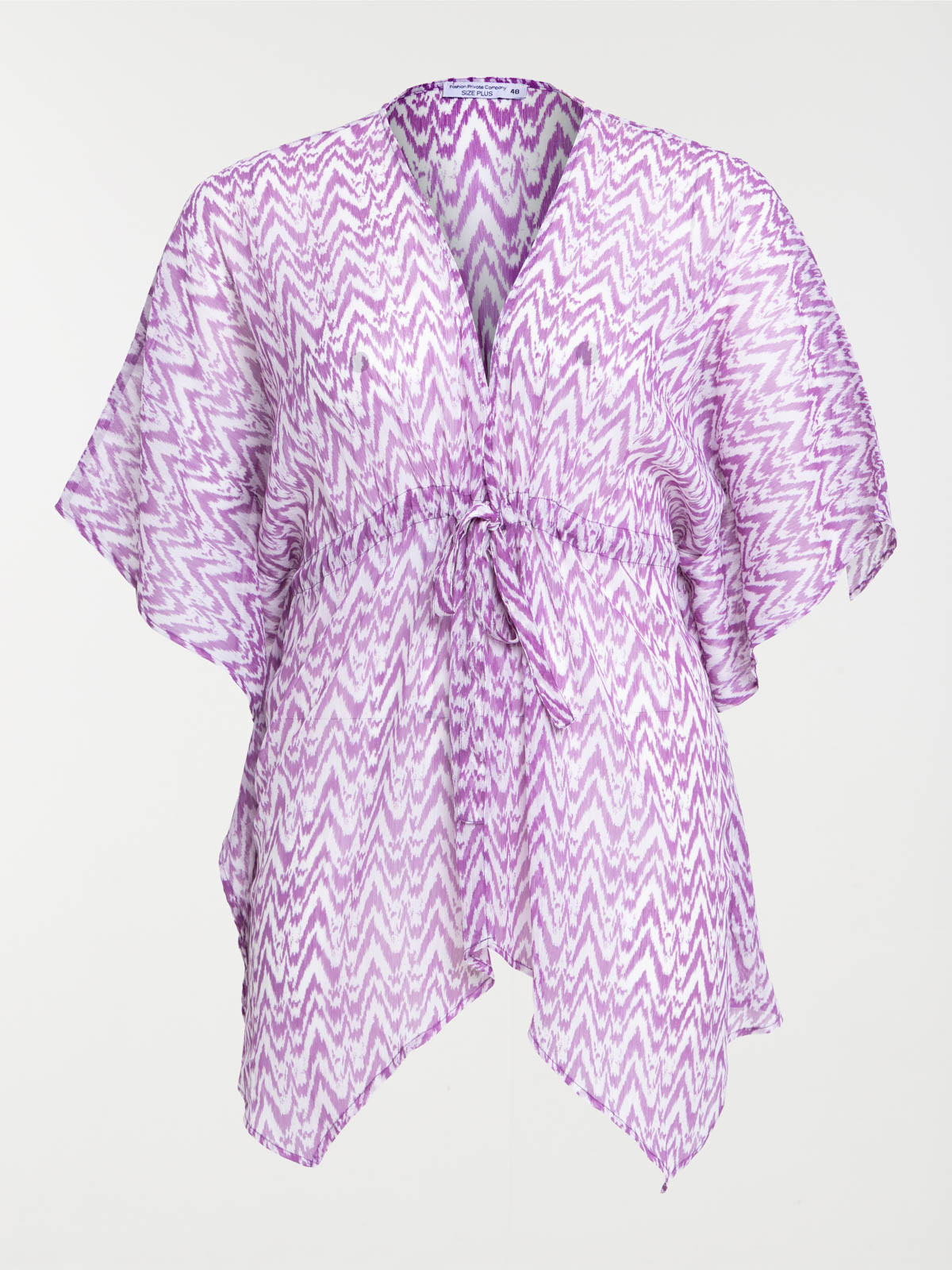 Kimono imprimé grande taille femme