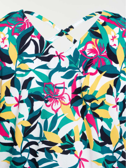 Blouse florale grande...