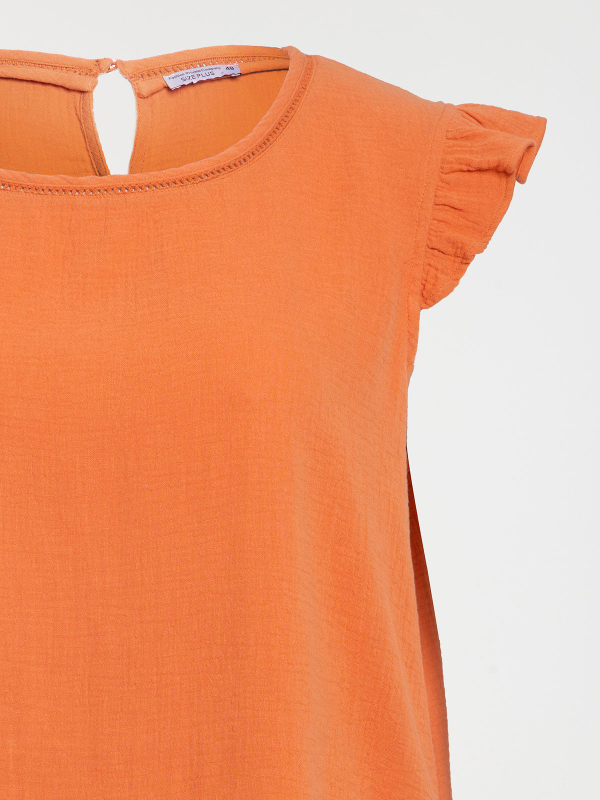 Blouse gaze coton grande taille femme