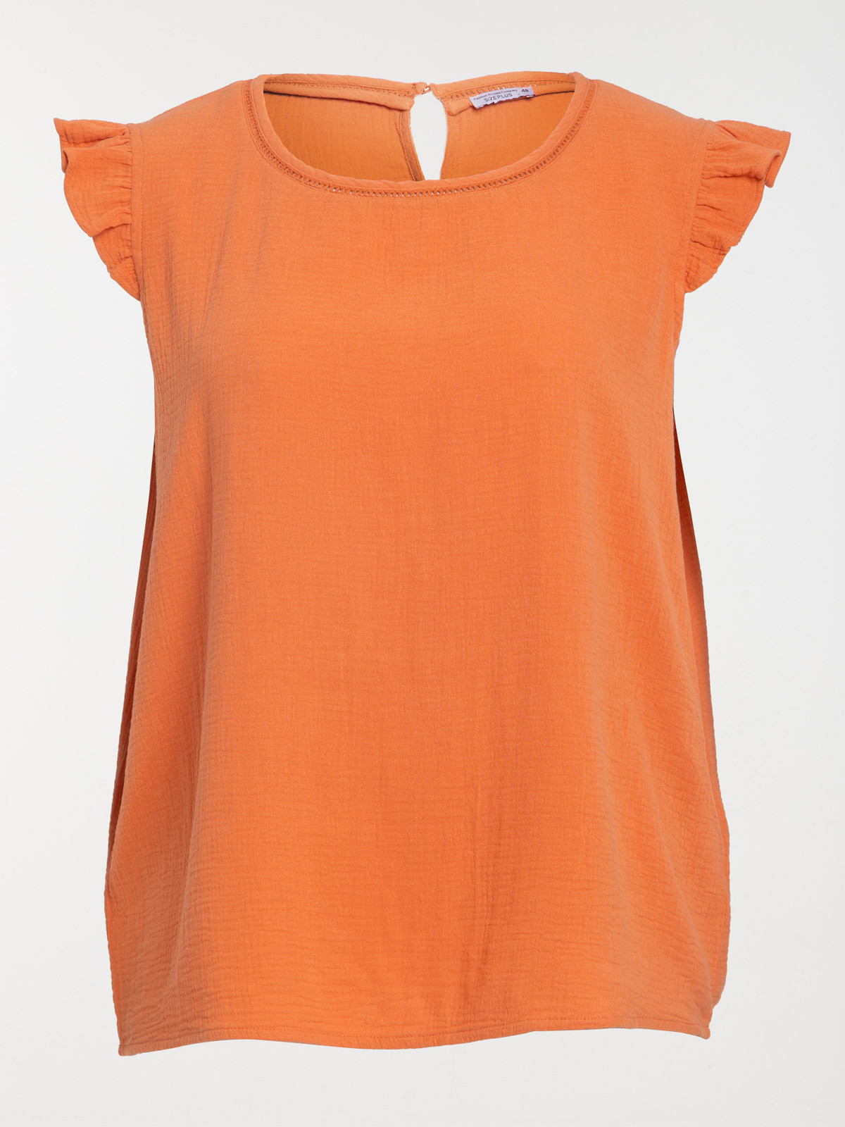 Blouse gaze coton grande taille femme