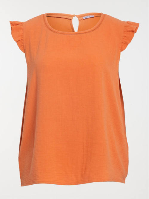 Blouse gaze coton grande taille femme