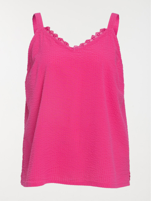 Top bretelles grande taille femme