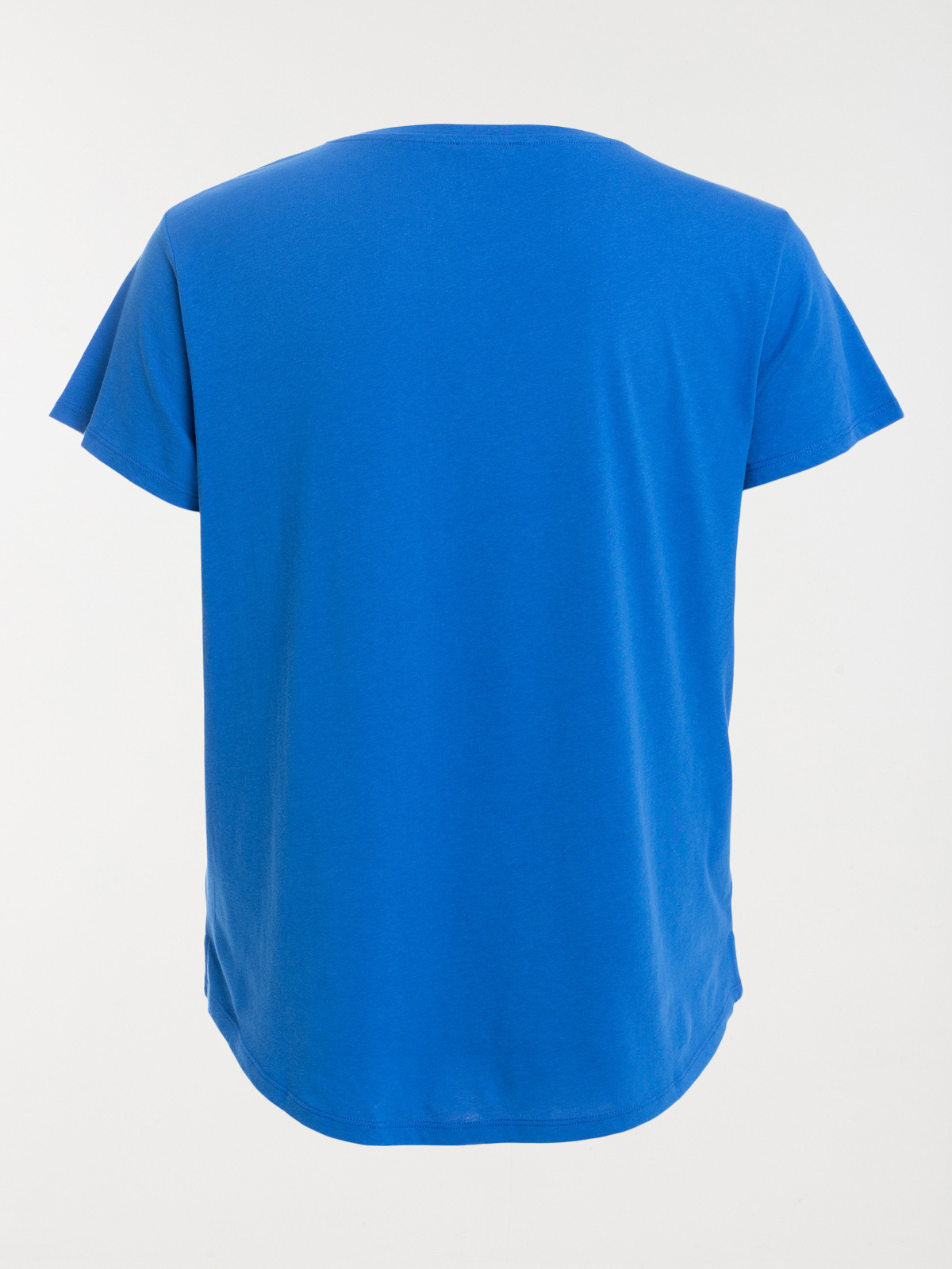 T-shirt cobalt grande taille femme