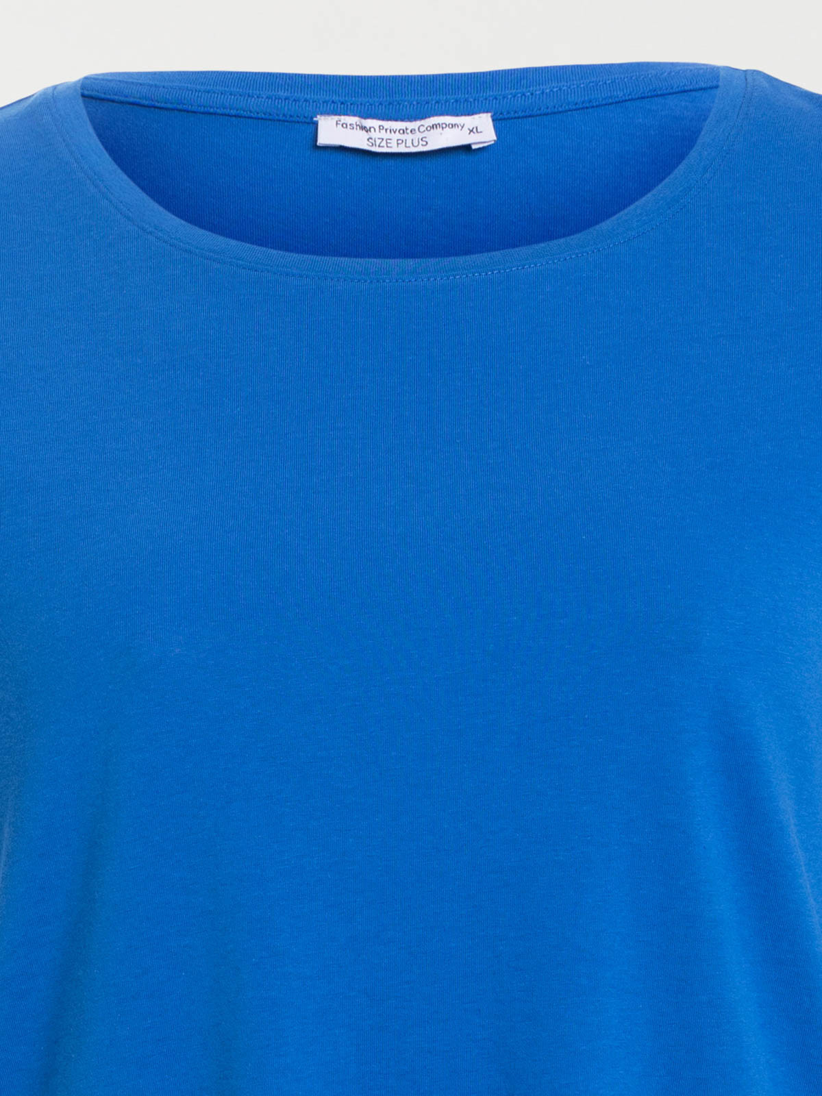 T-shirt cobalt grande taille femme