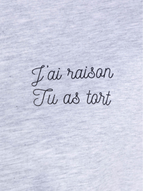 T-shirt message grande taille femme