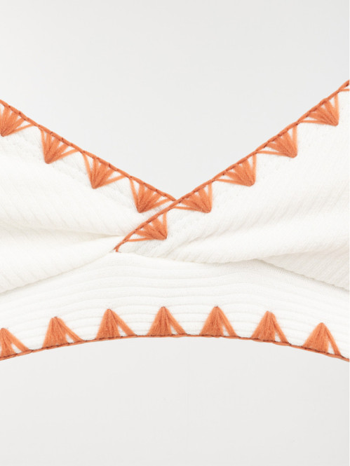 Maillot de bain blanc femme 2 pièces