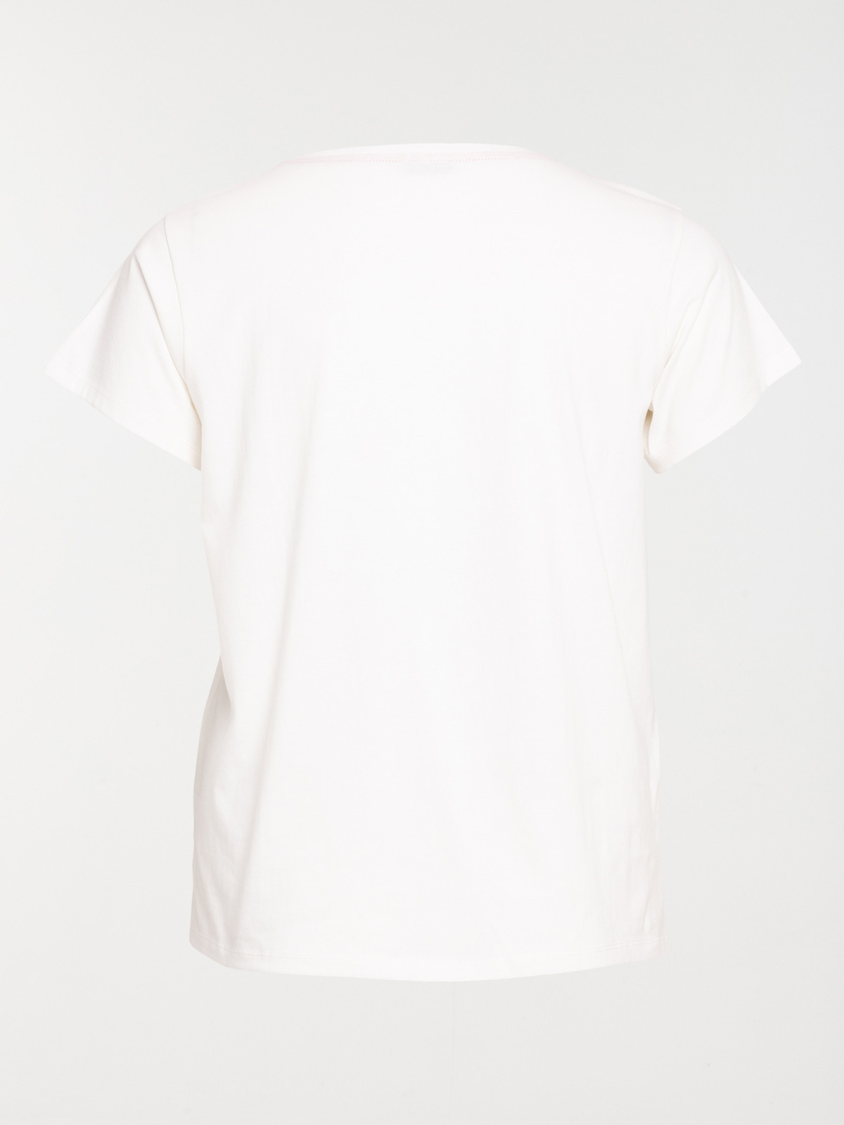 T-shirt écru grande taille femme