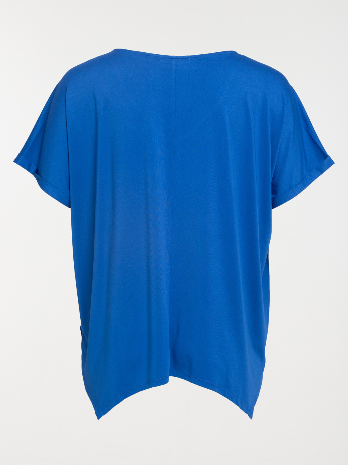 T-shirt cobalt grande taille femme