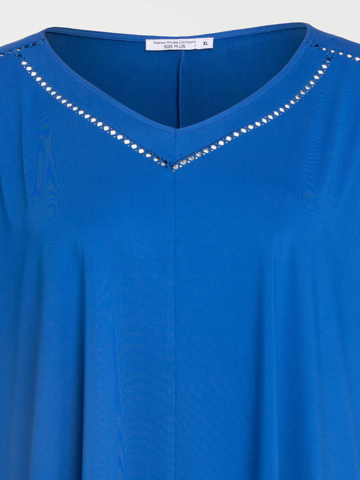 T-shirt cobalt grande taille femme