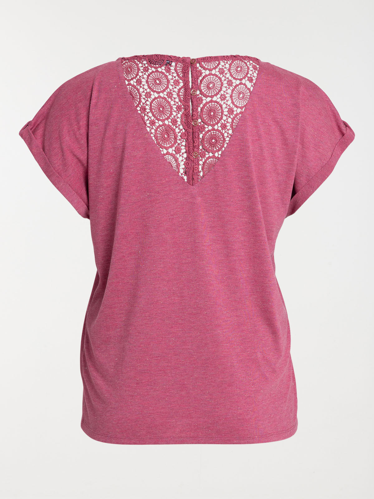 T-shirt grande taille femme aubergine T-shirt grande taille femme aubergine