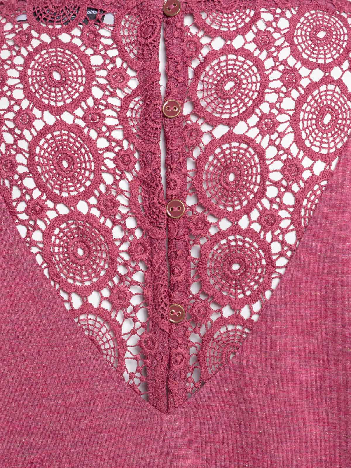 T-shirt grande taille femme aubergine T-shirt grande taille femme aubergine