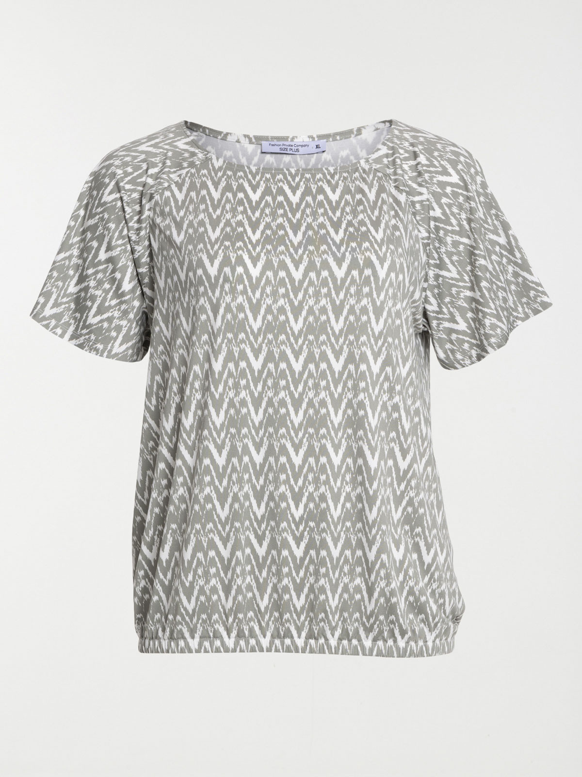 T-shirt ethnique grande taille femme